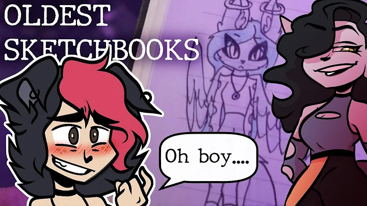 Looking through my OLDEST SKETCHBOOKS // Sketchbook Tour 2!!