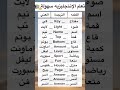 مفردات إنكليزية سهلة وسريعة للحفظ!