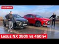 Lexus nx 350h vs 450h hbrido o enchufable suv 2023  prueba  test  review en espaol