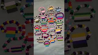 PRIDE KANDI 🌈✨ LGBTQ+ Rave Bracelets & Pride Cuffs #kandi #kandikid #beads