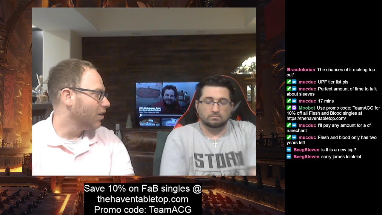 Live weekly FaB TCG Podcast Alpha Stream 