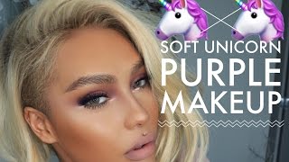 SOFT UNICORN PURPLE MAKEUP | SONJDRADELUXE screenshot 5