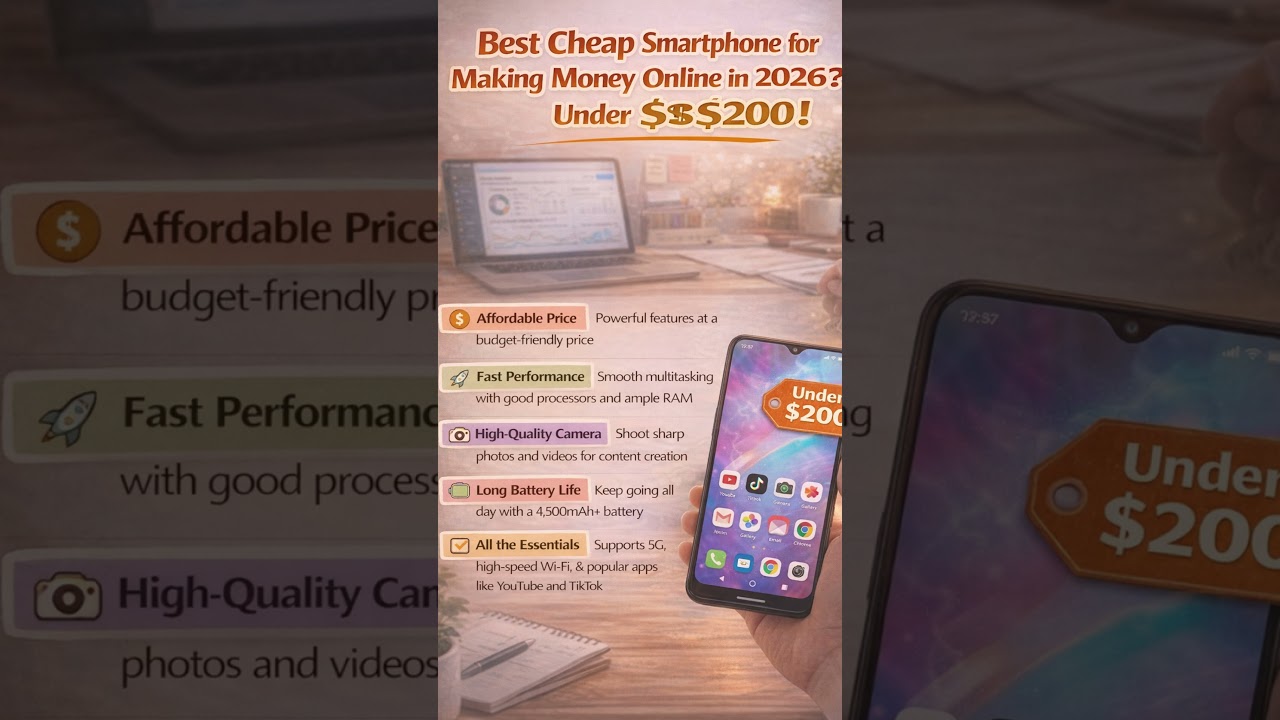 Budget smartphone for online businessTitle