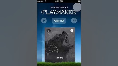 iPhone V1.3 - Add a Playbook - Flag Football Playmaker iPhone App - Tutorial 1