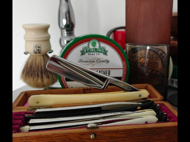 C.V Heljestrand MK.33 Straight Razor Edge Test Traditional Wet