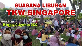 Beginilah Suasana Hari Libur Untuk Tkw Di Singapore Asyikkkk Seruuu Banget