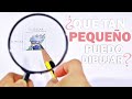 ¿CUÁL ES EL DIBUJO MÁS PEQUEÑO QUE PUEDO HACER? | Teeny Weeny Art Challenge | Kakashi