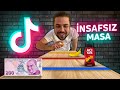 İNSAFSIZ MASA - TikTok Akımlarını Deniyoruz