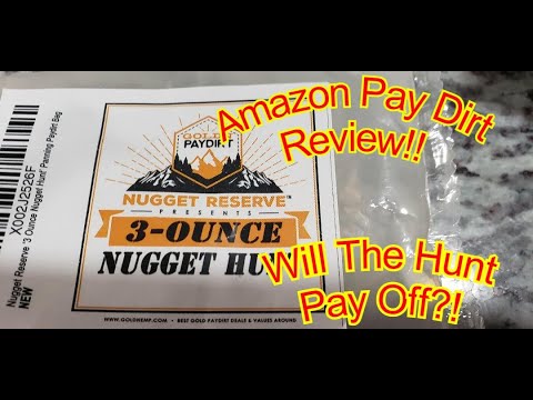  Nugget Reserve '3 Ounce Nugget Hunt' Gold Paydirt Panning Pay  Dirt Bag – Gold Prospecting Concentrate : Patio, Lawn & Garden