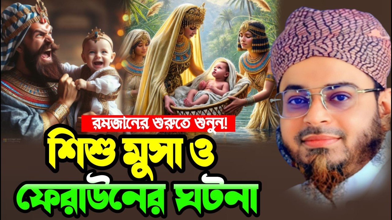 শিশু মুসা (আ.) ও ফেরাউনের ঘটনা | হৃদয় কাঁপানো বয়ান | মুফতি নাসির উদ্দীন আনসারী