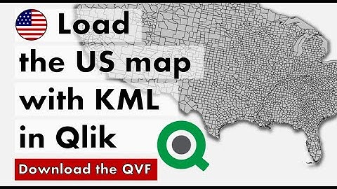 Load the US Map by County and City in Qlik - KML file