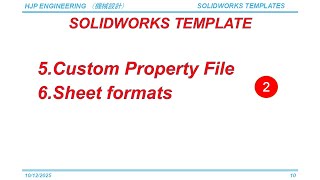 SOLIDWORKS-[機械設計] Tạo Template Solidworks (Custom Property &amp; Sheetformats)-02