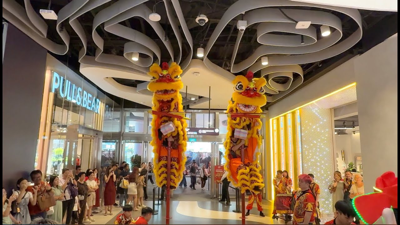 [4K] Lion Dance Cai Qing at Bugis+ by S.L.T 顺利坛 on 3 Feb 2025