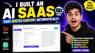 I Built an AI SaaS That Writes Content Automatically
