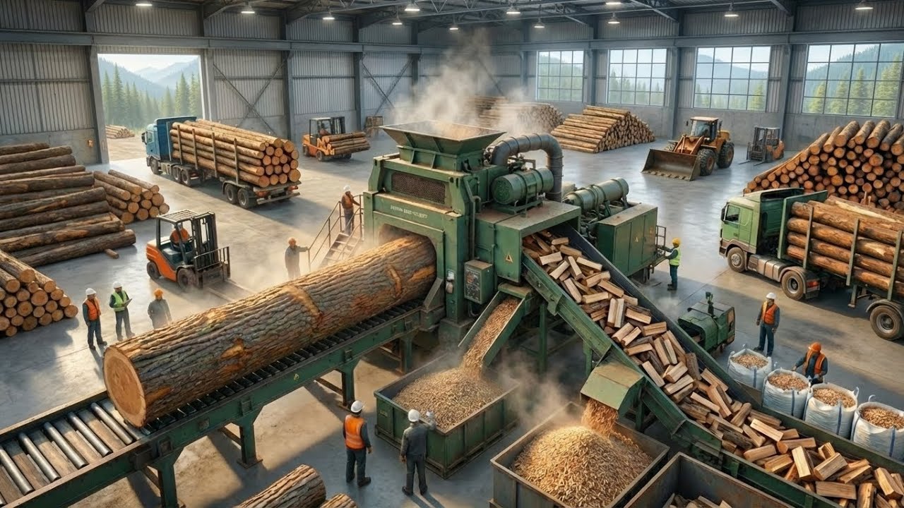 Factory goteck - Inside the sawmill – The manufacturing process of ...