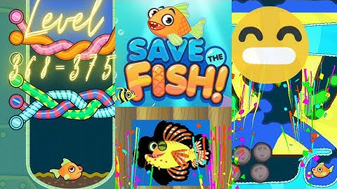 Save the Fish gameplay walkthrough - level 368 - 375. #savethefishgame