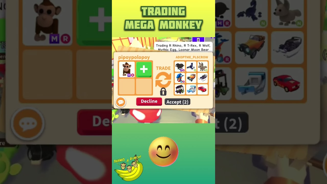 What People Trade For MEGA MONKEY in Adopt me 