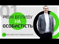 Як зрозуміти себе і інших? :: 01 :: Авторський курс Романа Кушніра :: Рівні впливу на особистість