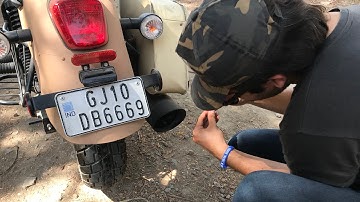 UM RENEGADE COMMANDO STOCK EXHAUST ADJUSTMENT| LOUDER SOUND | EXHAUST ADJUSTED