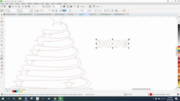 Corel Draw Tips & Tricks Christmas Tree with stars Part 3 Names