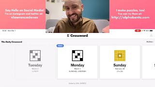 New York Times Crossword, Monday, March 1, 2021 SPEED SOLVE