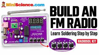 How to Solder and Build an FM Radio | RADIOSOL RDA5807 Kit Step-by-Step
