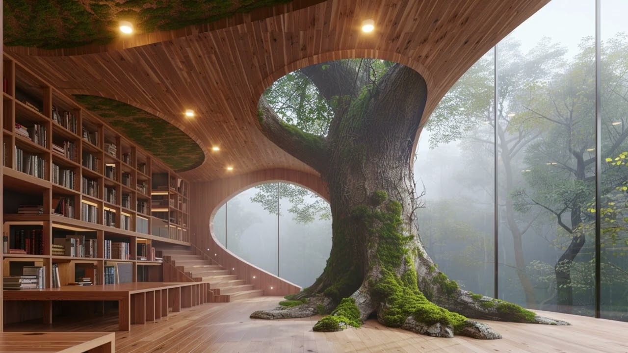 Rainfall Sanctuary | A Tranquil Wooden Space Where Nature and Architecture Unite