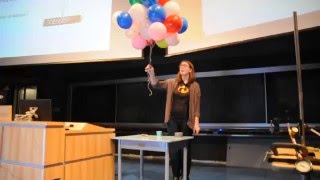Faraday Show 2015: helium balloon demo