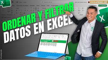 🚧 Ordenar y filtrar datos en Excel