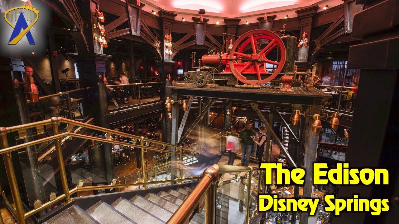 The Edison restaurant tour at Disney Springs YouTube