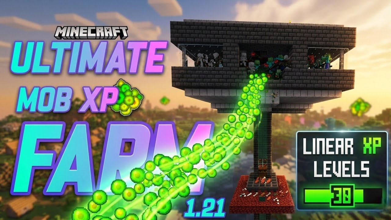 Minecraft 1.21 - The Ultimate Mob XP Farm Guide - YouTube