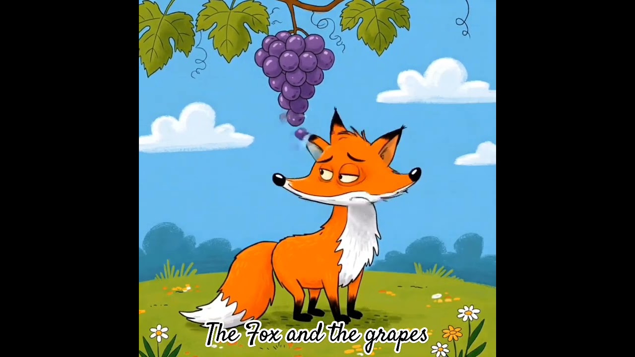The Fox and the Grapes | Animated Short Story