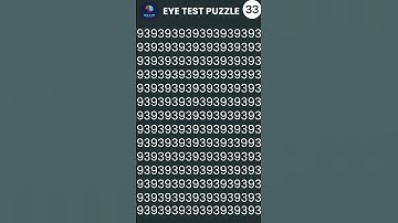 Only 1% Can Spot the Odd Number! 🤯 | Eye Test Challenge #braintech #dailymotivation