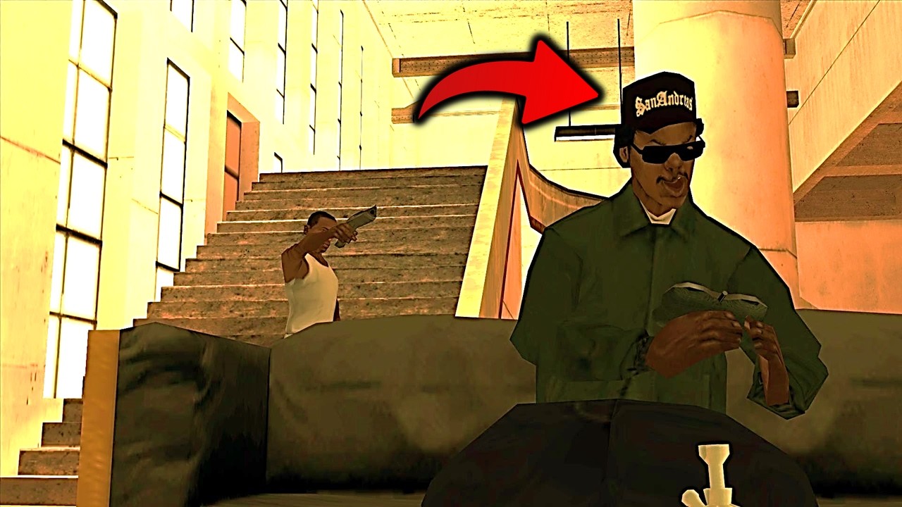 This was supposed to be the official and canon ending of GTA San Andreas