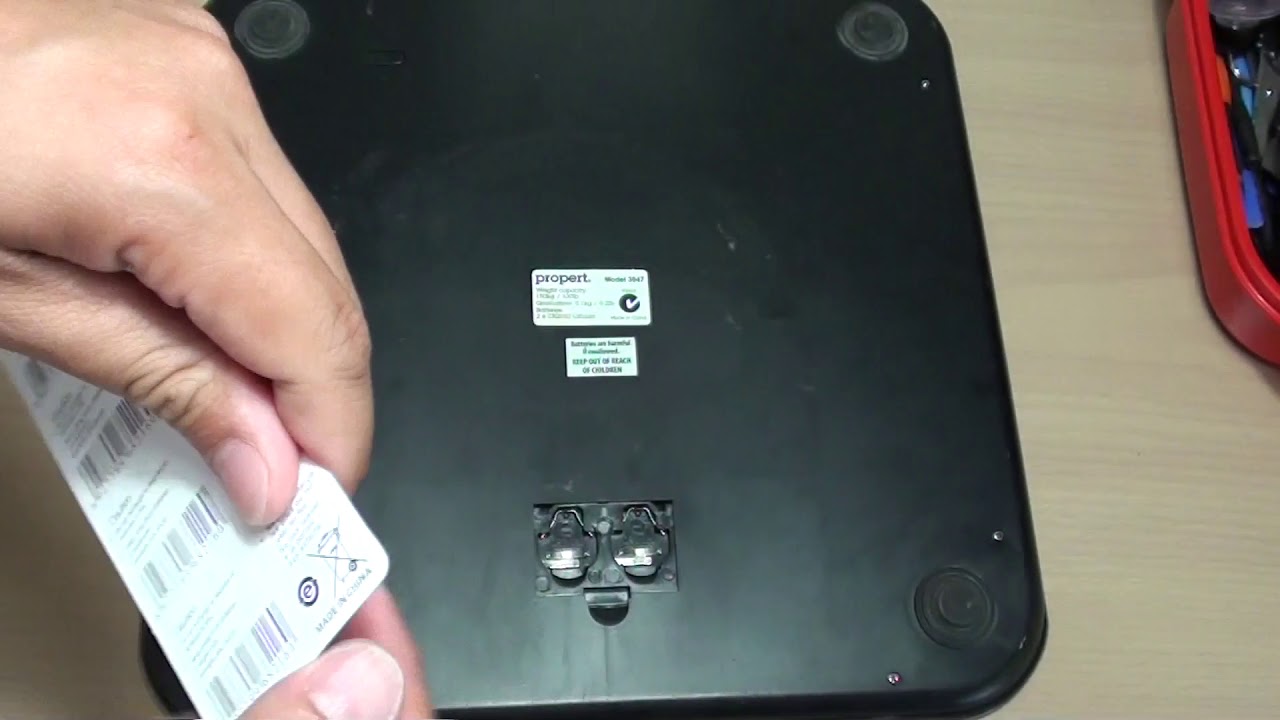 How to change battery in digital Kitchen scales CK451-Electric Food Scale  CK451 Battery Replacement 