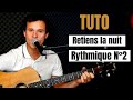 Tuto guitare johnny hallyday  retiens la nuit rythmique n2 accords et paroles