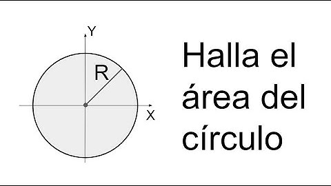 HALLA EL ÁREA DEL CÍRCULO. Integración