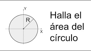 HALLA EL ÁREA DEL CÍRCULO. Integración