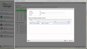 Untangle Bypass Rules