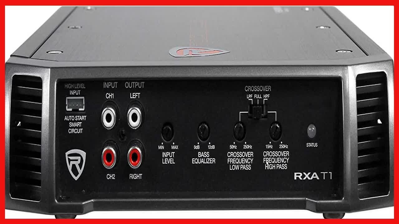 Great product -  Rockville RXA-T1 1500 Watt Peak/370w CEA Rated RMS 2 Channel Amplifier Car Stereo A