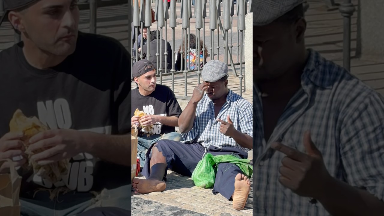 Mad man teaching us to pray before we eat