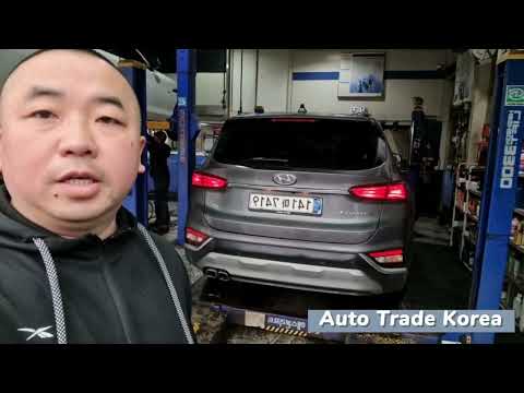 Hyundai Santa Fe 2020 года, ТО смена масла, Auto Trade Korea