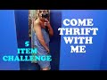 THRIFT WITH ME 🛍 5 ITEM THRIFT CHALLENGE DO-OVER 🛍 THE JO DEDES AESTHETIC