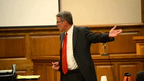The prosecution's closing statements in the case a...
