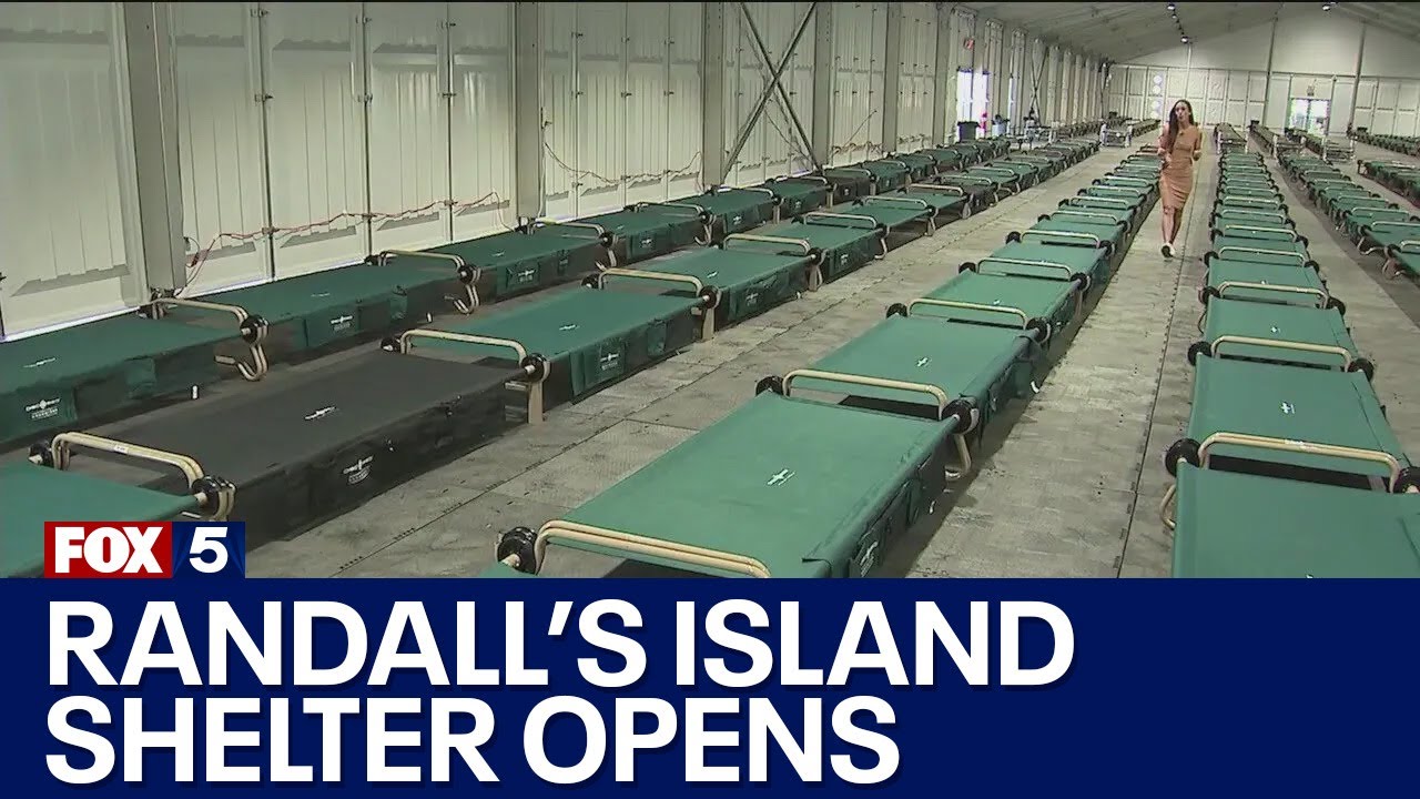NYC migrant crisis Randall's Island shelter opens for up to 3,000