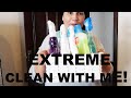 CLEANING MY ENTIRE HOUSE! // ONE DAY WHOLE HOUSE CLEAN /MKM CLEANING!