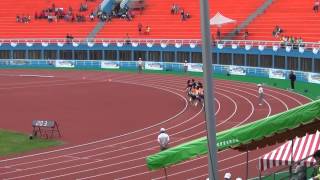20140421 103全國中等學校運動會田徑賽高男組田徑1500公尺決賽、高雄市仁武高中陳宏誠奪金牌、基隆市中山高中高振倫奪銀牌、臺北市建國中學蔡岳廷奪銅牌。