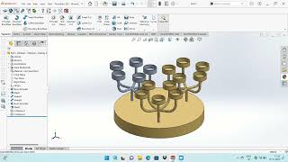 CAD CAM TUTORIAL| Candle.holder |  solidwork swipe | and extrude command easy solution. # Owais Alam