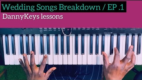TIPS for : Playing Wedding Songs INTRO /  BASELINES  / Breakdown. PART  1 🔥🔥🔥🎹