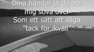 Video thumbnail of "Melissa horn - lät du henne komma närmre Lyrics"